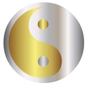 Yin Yang Gold Silver Yin Yang Gold Silver